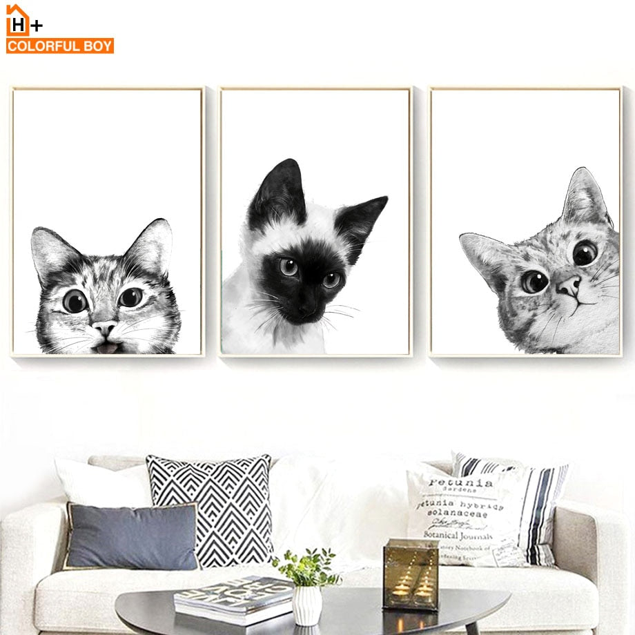 Funny Cat Wall Art Canvas®