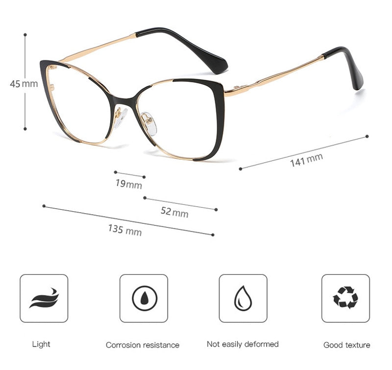 Luxury Half Frame Glasses®