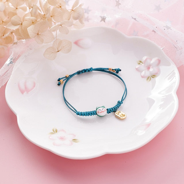 Handmade Lucky Cat Bracelet®