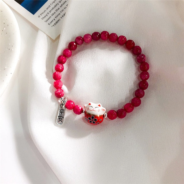 Handmade Lucky Cat Bracelet®