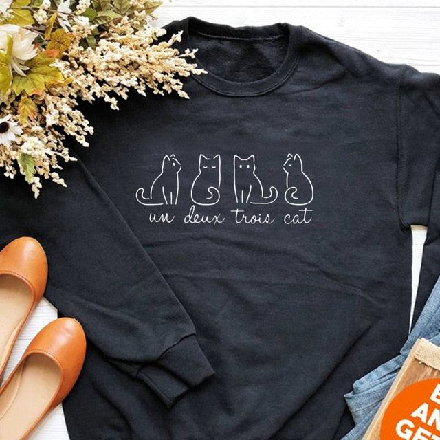 Un Deux Trois Cat Sweatshirt®