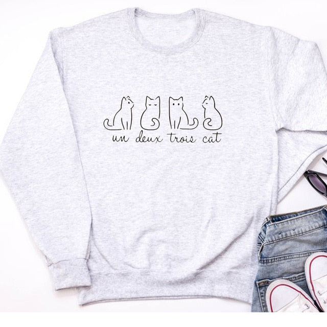 Un Deux Trois Cat Sweatshirt®