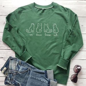 Un Deux Trois Cat Sweatshirt®