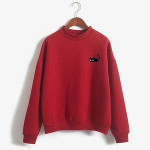 Kawaii Black Cat Sweatshirts ®