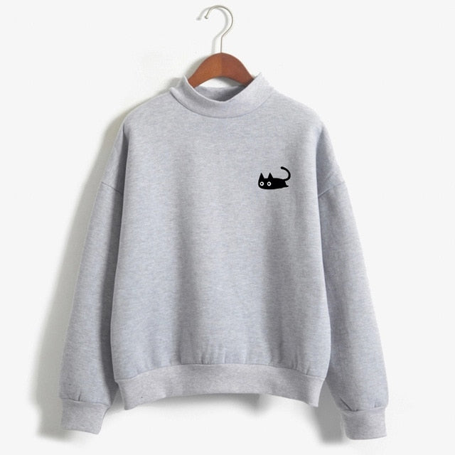 Kawaii Black Cat Sweatshirts ®