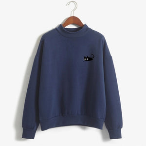 Kawaii Black Cat Sweatshirts ®