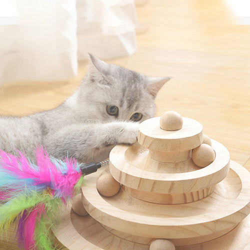Interactive Wood Cat Toy®