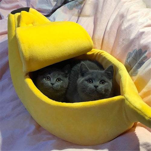 Banana Shape Cat Bed®