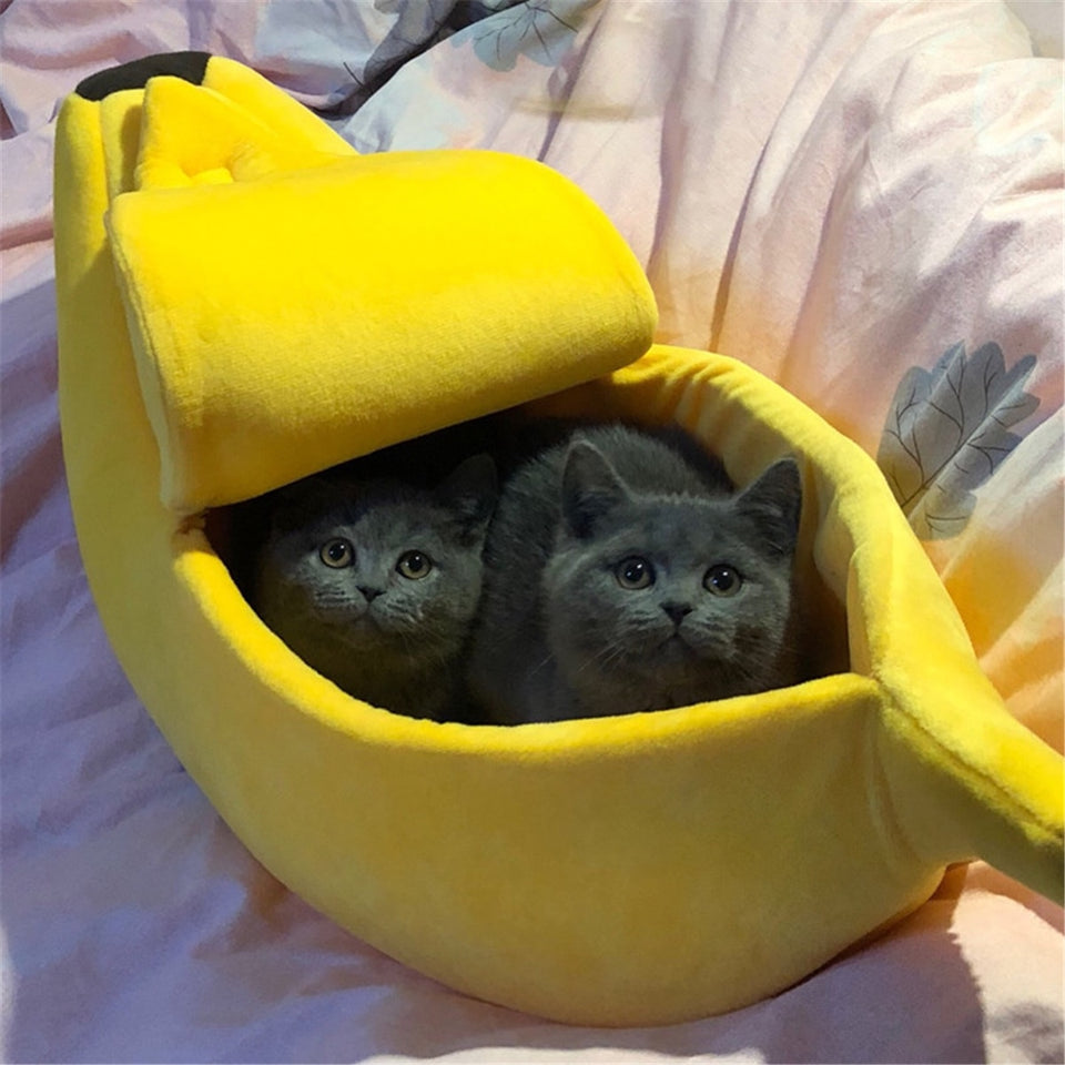 Banana Shape Cat Bed®