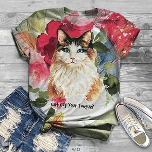 Cat Printed Tee®