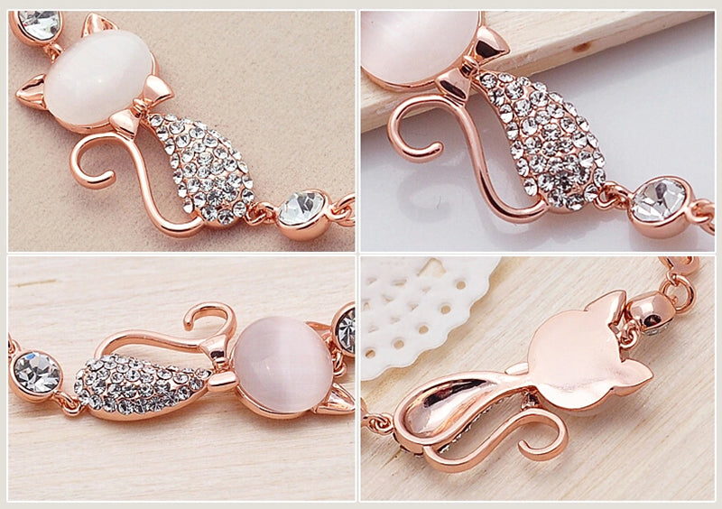 Rose Gold Cat Bracelet®