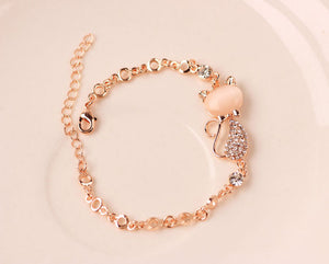 Rose Gold Cat Bracelet®